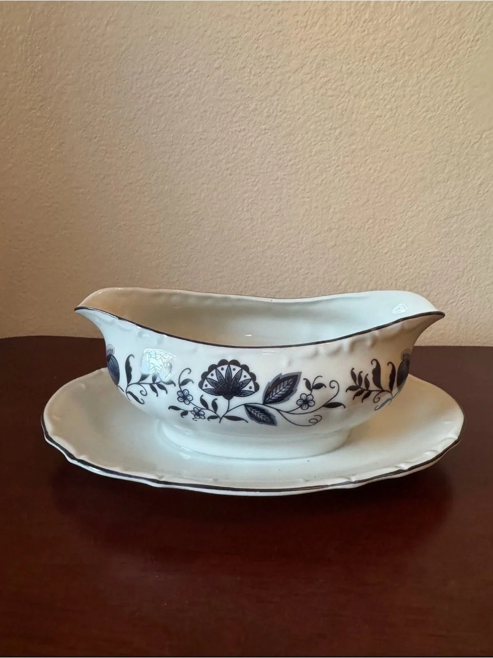 Vintage Blue Sone “Blue Onion” Porcelain Dinnerware Set